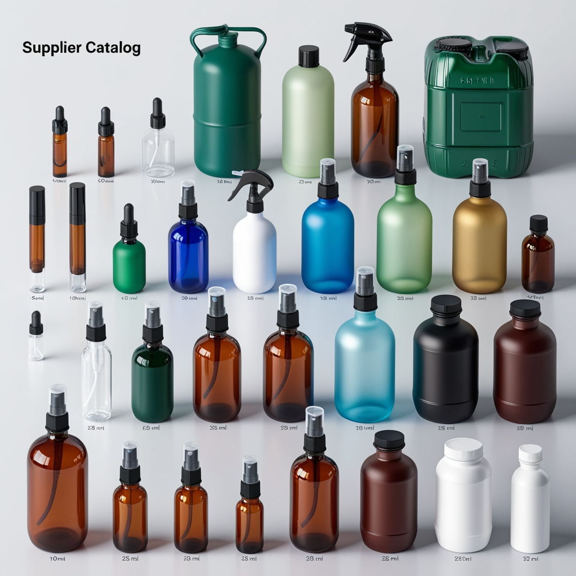 250ml Plastic Bottle with Screw Cap