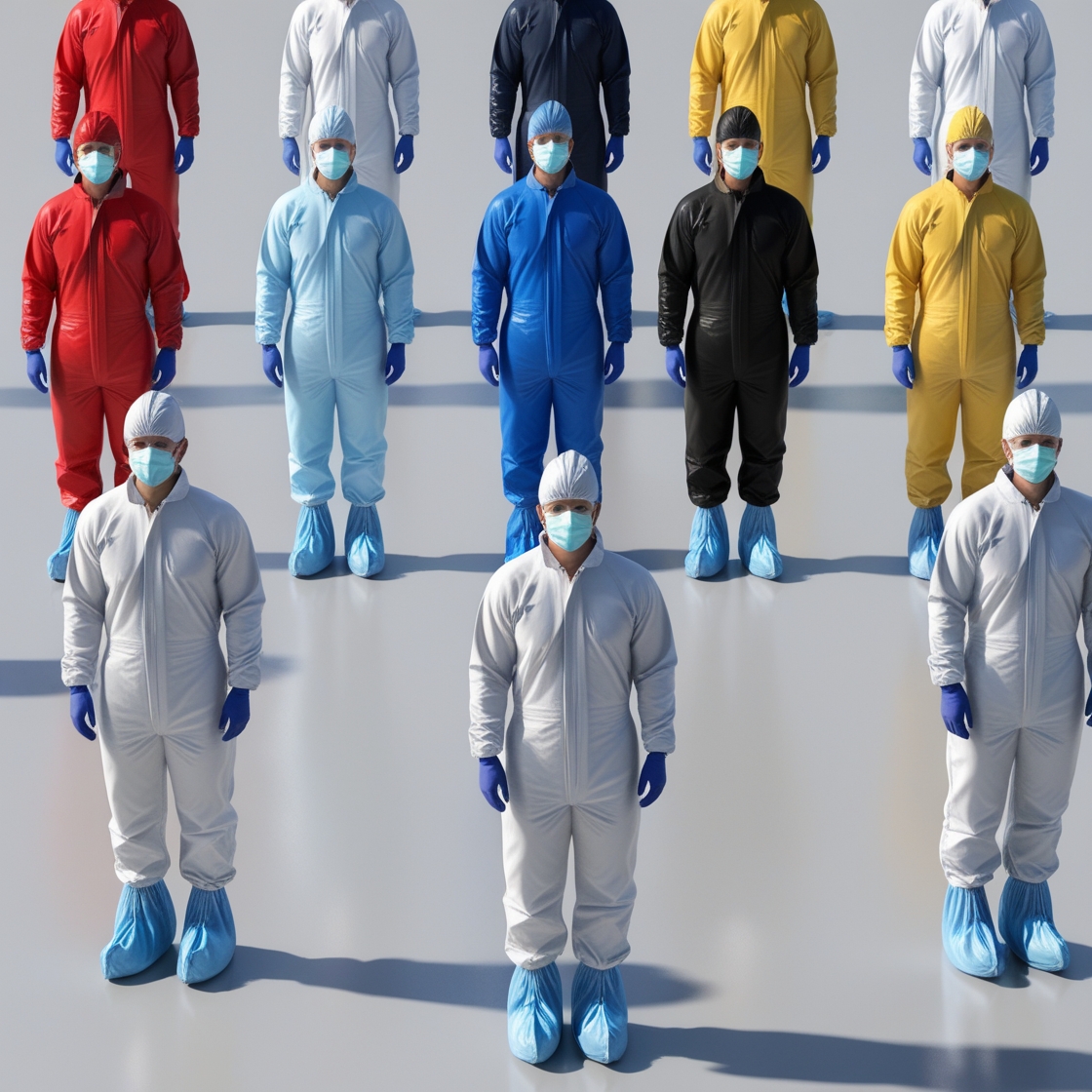 Reusable shoe covers White XX Large