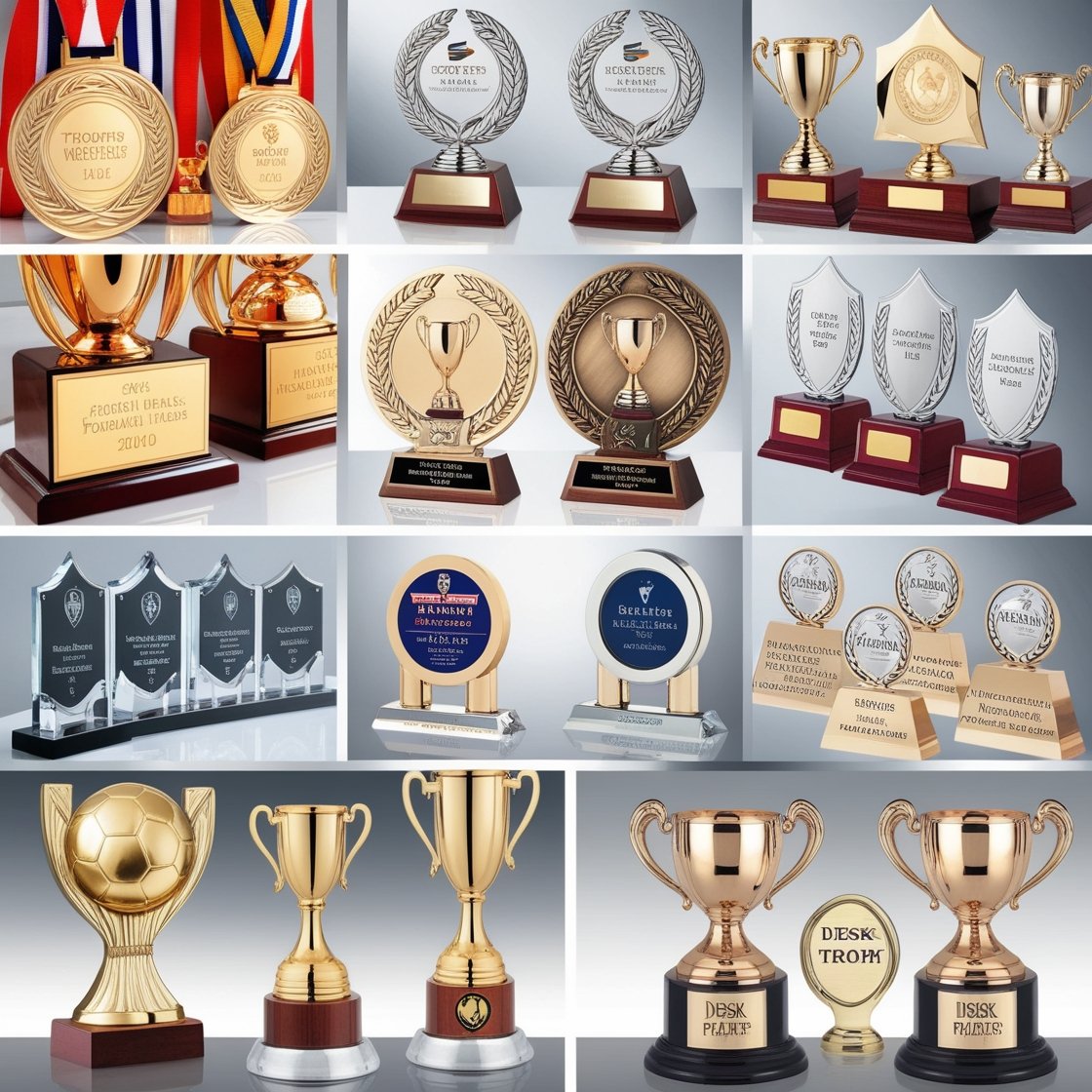 bulk trophies and medals