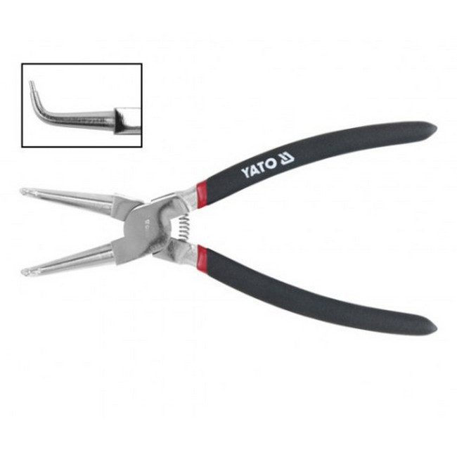 Circlip Pliers - Internal Bent - Chrome Vanadium - 200mm - YT-2147
