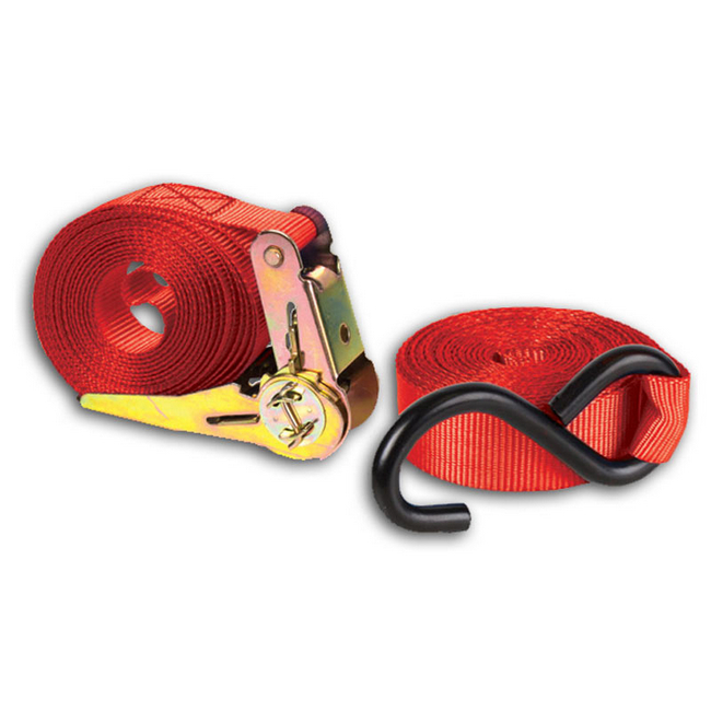Ratchet Tie Down Set - 5m x 25mm - 4 Piece - TOOR1507
