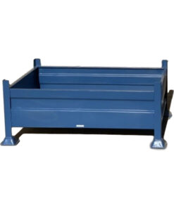 Stillage Bin - Stackable Steel Bin - Solid Side - Blue - 1800Kg - SB4318
