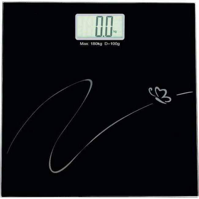Bathroom Scale - Digital - Square - Black - ABS5131