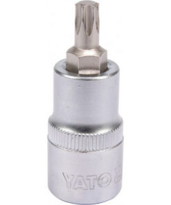 Torx Bit Socket - Male - Chrome Vanadium - 1/2" Connector - Standard Length - T40 x 50mm - YT-04314