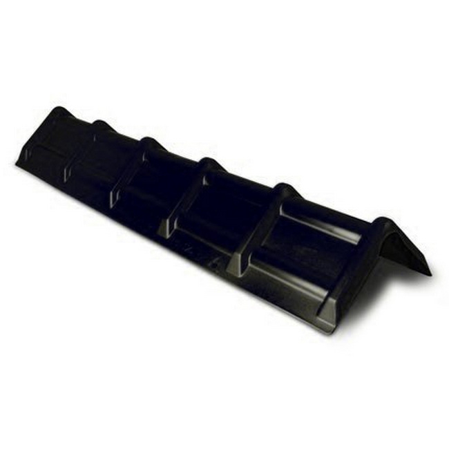 Tie-Down Freight Protector - Heavy Duty Plastic Corner Guard for Loads - 1.2m - Recycled Material - Black - PI-120-black
