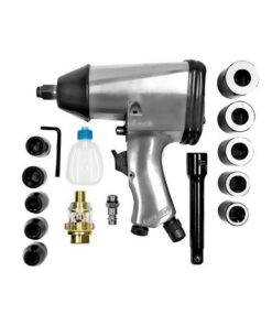 Impact Wrench and Socket Set - Pneumatic - 1/2" - PAB1310