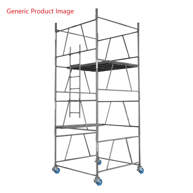Steel Self Lock Scaffold Tower - Complete - 3.0m x 3.0m - 12m - SHD-12-3
