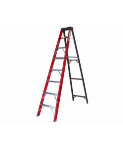 Fibreglass Single Sided Ladder - Industrial A-Frame - 14 Steps - 4.2m - FGS14