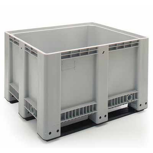 Bulk Bin - Solid - 1000kg - Plastic - Grey - 0095