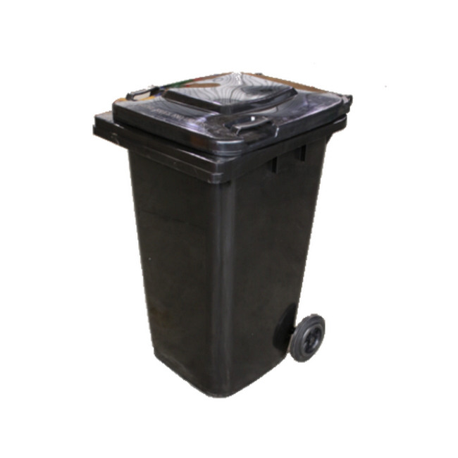 Wheelie Bin - 240L - 2 Wheel - Plastic - Black - 0085