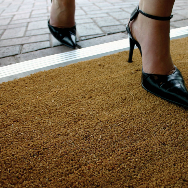 Entrance Mat - Coir Natural Coconut Husk Doormat - 1250 x 200 x 1.7 cm - CM050013