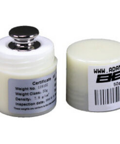 Scale Calibration Weight - OIML - E2 CLASS - Stainless Steel - 50g - 700100232