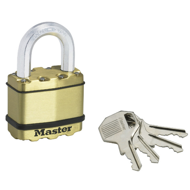 Padlock Brass Cover - Excell - Keyed - 50mm - MA455003