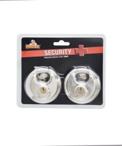 Padlock - Discus - 2/KA - Stainless Steel - 70mm - Pack of 2 - 97031211