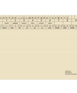 Retrieval Document Files - Includes Clip - Expanda Heavy Weight - 326gsm - A4 - Pack of 60 - FIL500C