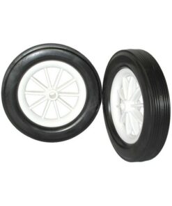 Plastic Spoked Wheels - Polypropylene - 160mm ⌀ - Pack of 2 - RATA160