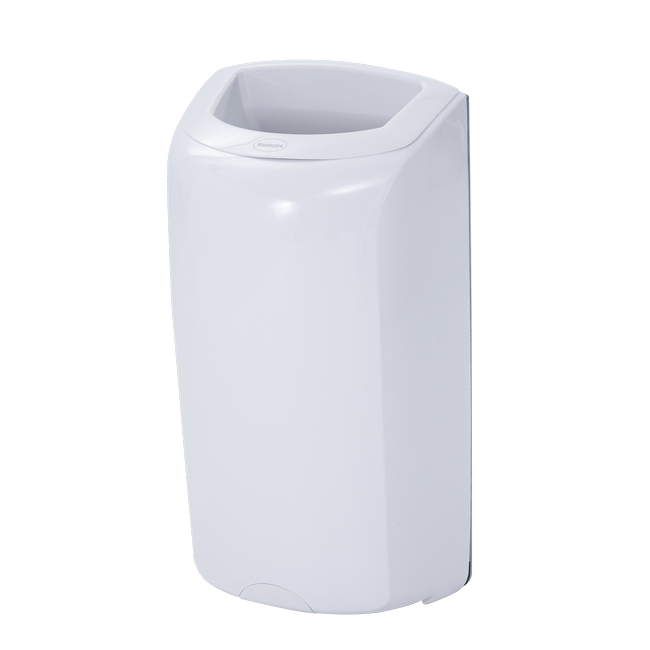 Waste Paper Disposal Bin - Restroom - Wastecare - Manual - 40L - SFX - White - SW_20X