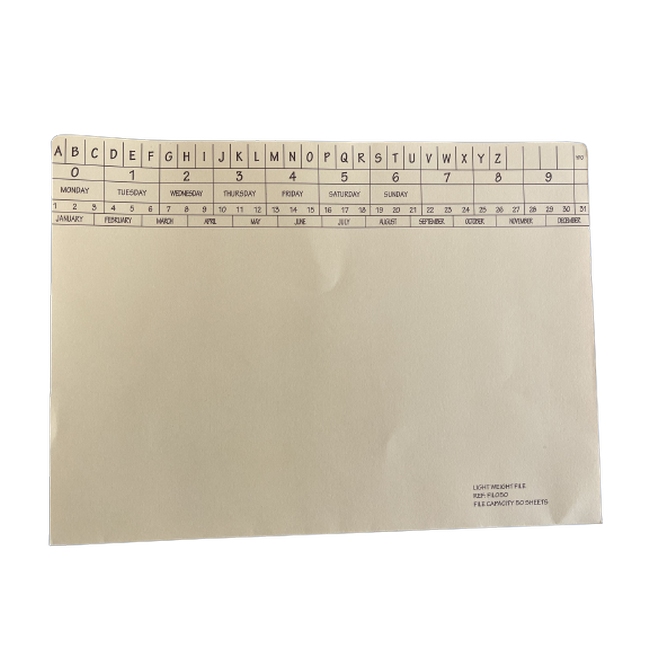 Retrieval Document Files - Light Weight - 160gsm - A4 - Pack of 350 - FIL060