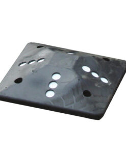 Speed Bumps - Rubber - Square - White Dots - 1M - SXS401PM