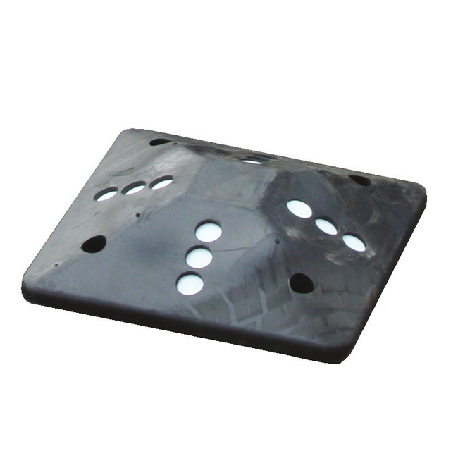 Speed Bumps - Rubber - Square - White Dots - 1M - SXS401PM