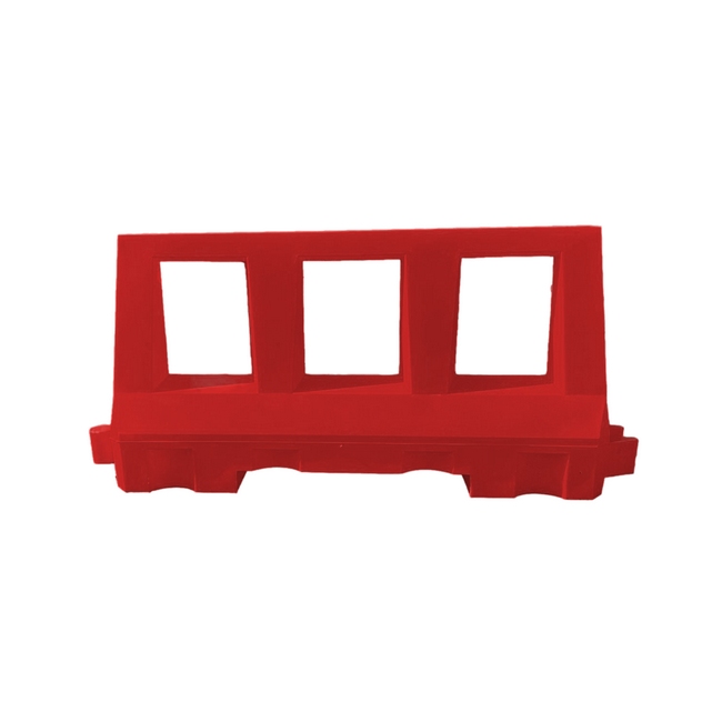 Road Barrier - Traffic - Plastic - Lite - Red - 2M - (MOQ 25) - SXS101-LITE-R
