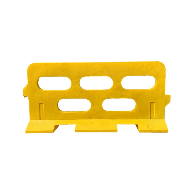 Road Barrier - Traffic - Plastic - Big Foot - Yellow - 2M - SXS101BFBYW