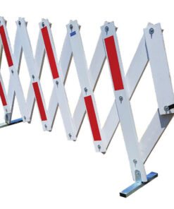 Crowd Safety Barrier - Futura Expanding - 5M - Red and White - SXS010B