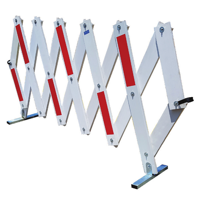 Crowd Safety Barrier - Futura Expanding - 5M - Red and White - SXS010B