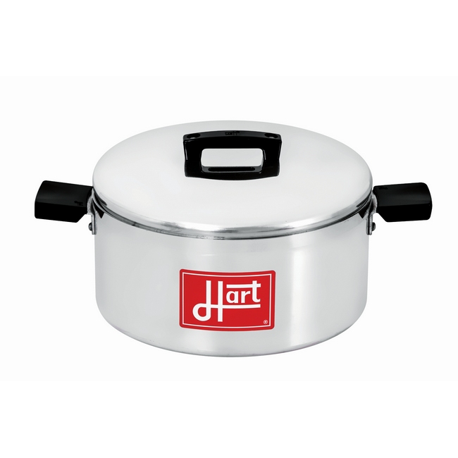 Pot with Lid - Hart - J7 BAK S.H - Aluminium - 2L - Pack of 10 - 700501