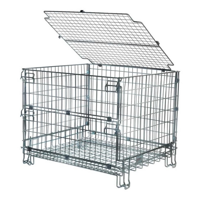 Hypercage - Wire - Standard - Static - With Lid - 65mm Mesh - 100 x 120 x 100 cm - HCS10000ALID65