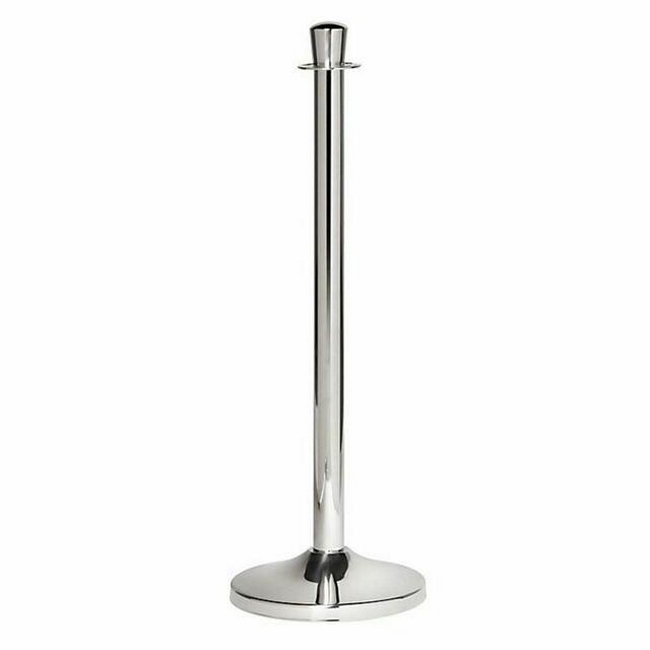 Queue Barrier Pole - Stainless Steel - 350 x 930mm - HOSQ008