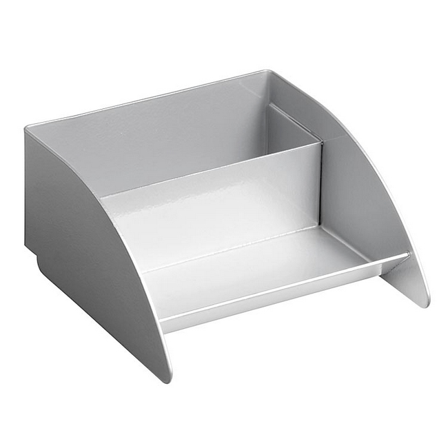 Business Card Holder - Modern Steel Range - Metal - 10 x 9.5 x 5 cm - Silver - 408SI