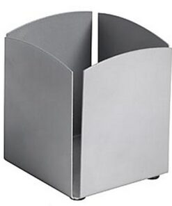 Pencil Holder - Life Steel Range - Metal - 8 x 8 x 10.5 cm - Silver - 206SI