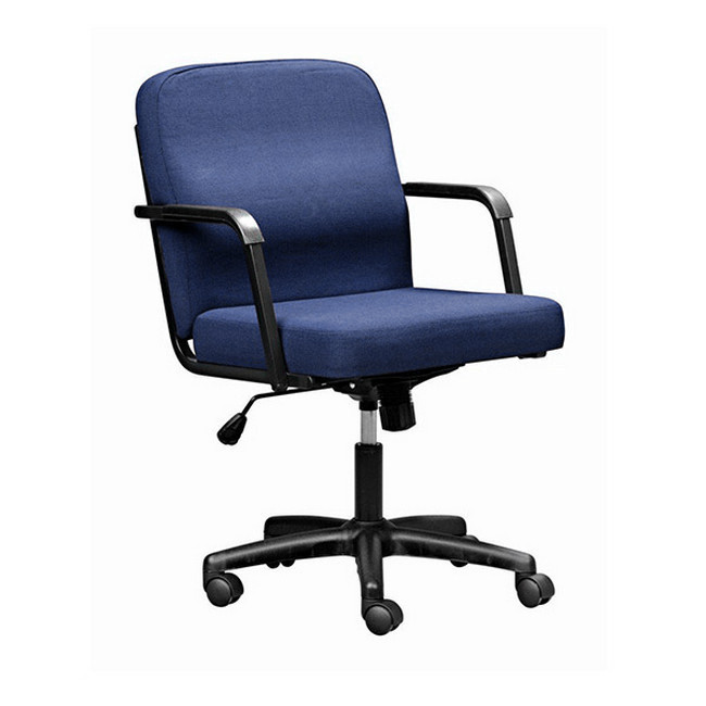 Office Chair - Economy - Full Mid Back - Swivel - 85 x 57 x 64 cm - SE007-blue