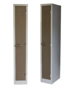 Steel Locker - Metal - Single Tier - 1 Door - 180 x 30 x 45 cm - LOC001-ivorykaroo