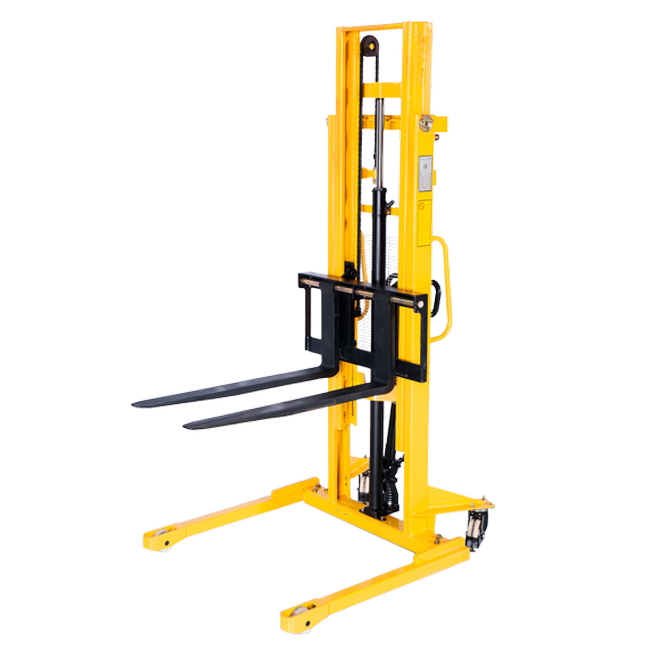 Pallet Stacker - Manual - Wide Straddle - 2000kg Capacity - 1.6m Lift - WSMS2000-1.6