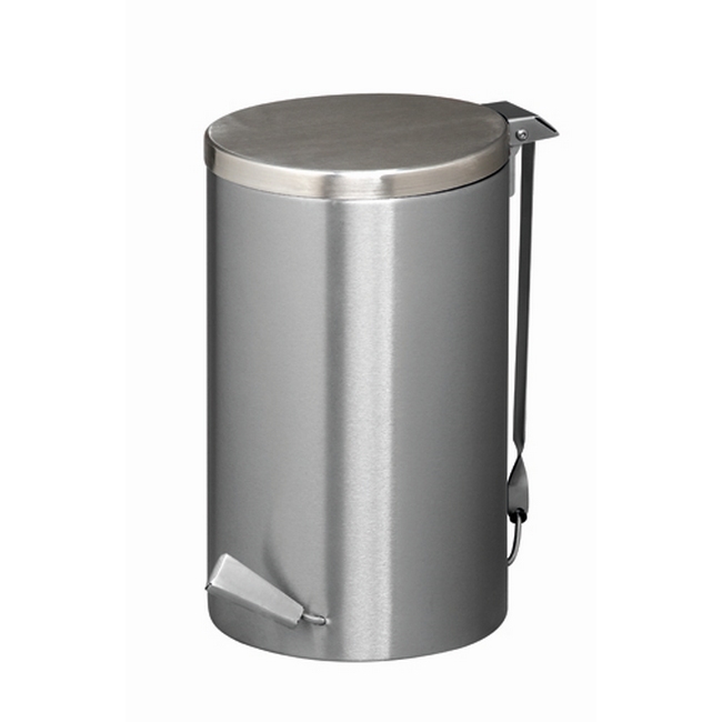 Steel Pedal Bin - 30L - Includes Inner - 305 Ø x 410 (H) mm - Brushed Stainless - PEDK003SS