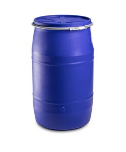 Plastic Drum with Lid and Clamp - 210L - Food Grade - PT210WL