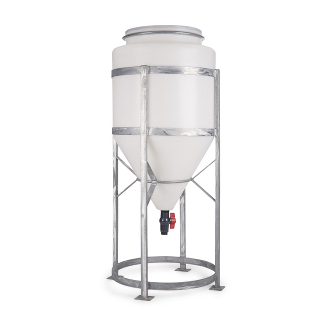 Conical Fermentation Tank - Lid and Tap - 350L - ColT350