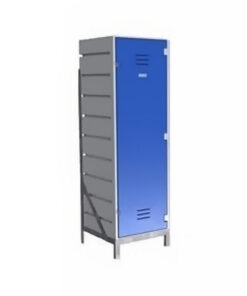 Plastic Sports Lockers on Frame - 1 x 1-Tier (1 Tiers) - HACCP - 1SLF