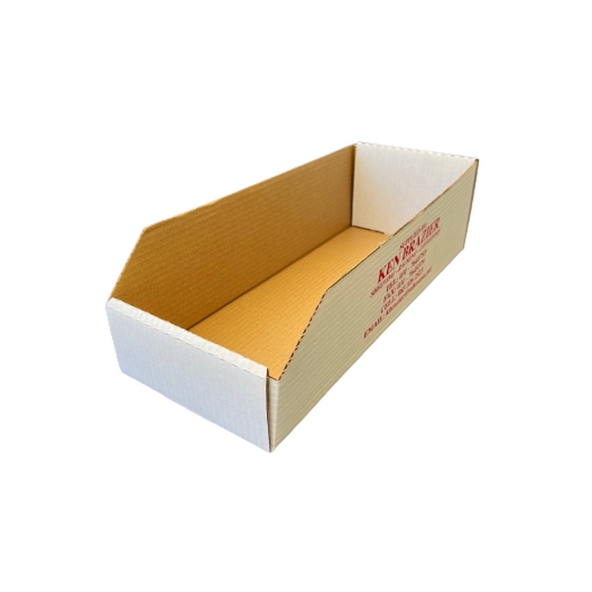 Brazier Bins - Cardboard Bin - Parts Storage Box - 38.1 x 15.2 x 11 cm - NO.5