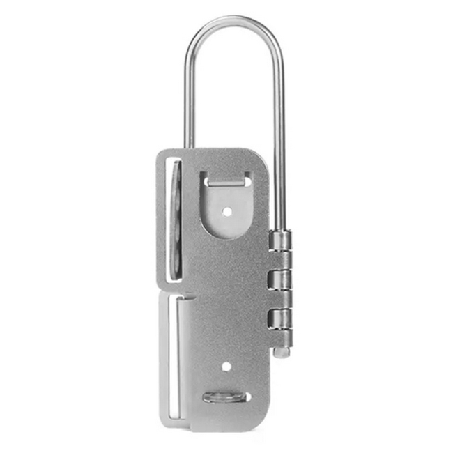 Lockout Hasp - Stainless Steel - Holds 8 Locks - Butterfly - 9.15 x 4.4 x 3.89cm