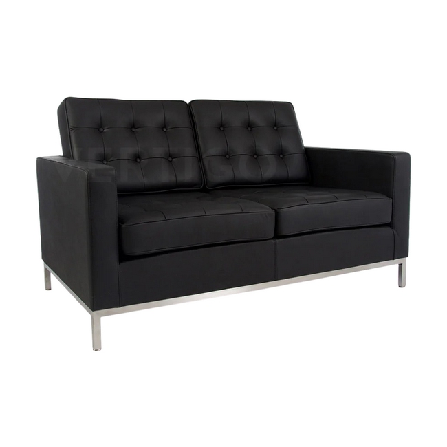 Two Seater Chair - Florence – George Nelson - 2 Seater - Pleather - Colour Options