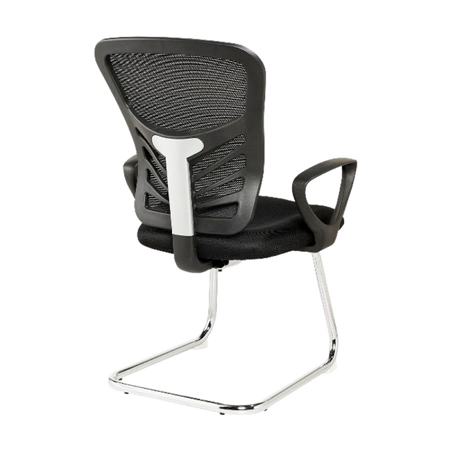 Visitors Arm Chair - Ergonomic - Ergonet 3 - Netting - Black