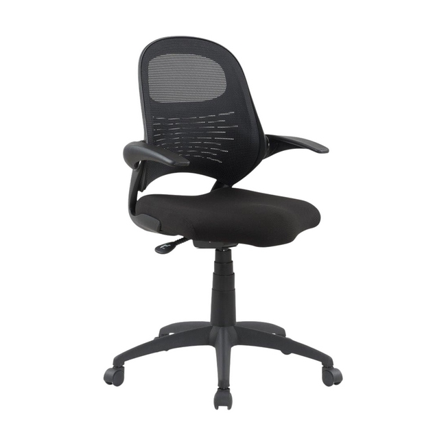 Ergonomics Office Chair - Sit and Stand - Forward Tilt - Fabric - Gas Height - Black