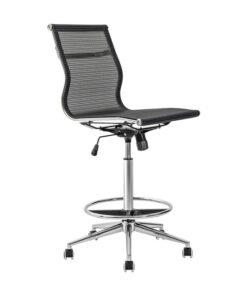 Draughtsman Office Chair - Netting - No Arms - Swivel and Tilt - Colour Options