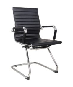 Visitors Arm Chair - Eames PU Leather - Colour Options