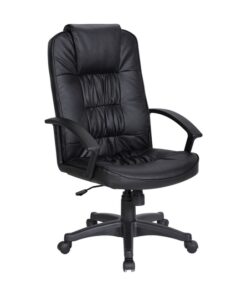 High Back Office Chair - Fire - Nylon - Swivel and Tilt - Gas Height - Black