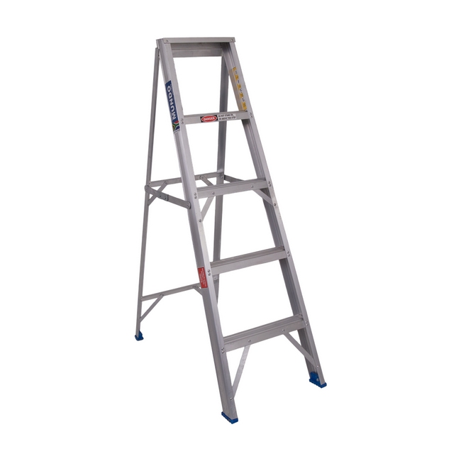Aluminium Step Ladder - Single Sided - A-Frame - Domestic - 3 Step - 0.78m