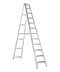 Aluminium Step Ladder - Single Sided - A-Frame - Heavy Duty Industrial - 12-Step - 3.60m